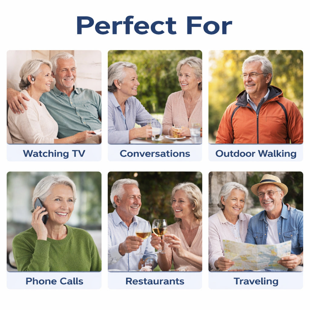 Made In USA🏆GluCent® Bone Conduction Smart Hearing Headphones （Mayo Clinic Recommended）