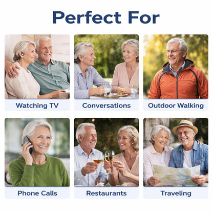 Made In USA🏆GluCent® Bone Conduction Smart Hearing Headphones （Mayo Clinic Recommended）