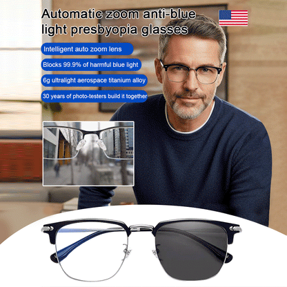 🌎Ends Today: 70% OFF!🔥👓Pryxo™ Ultra Light Anti Blue Presbyopic Glasses✨